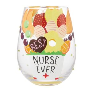 Lolita Best Nurse Ever Wine Glass