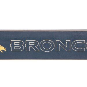 Denver Broncos Engraved Wood Sign
