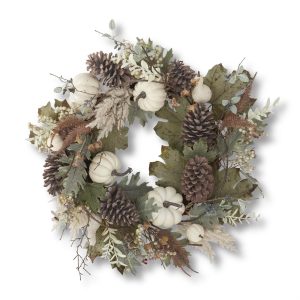 Mixed Fall Foliage Wreath