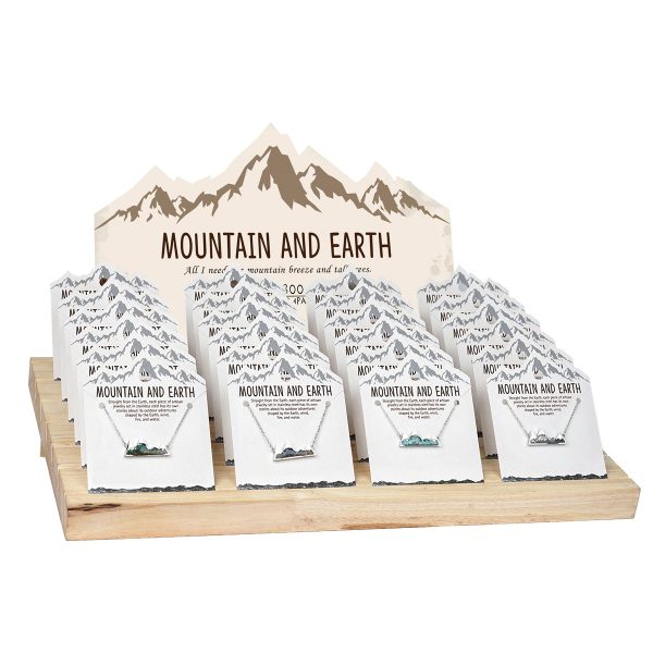 Mountain and Earth Necklaces