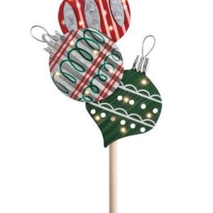 Ornament Light-Up Yard Stake