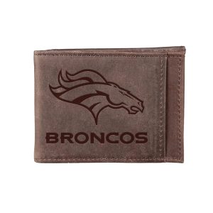 Denver Broncos Front Pocket Wallet with RFID Blocking