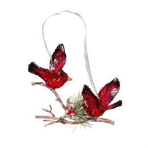 Two Cardinals Ornament