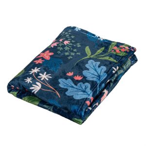 Bursting Botanicals Plush Blanket