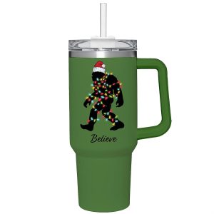 BELIEVE (In Bigfoot) Christmas Tumbler