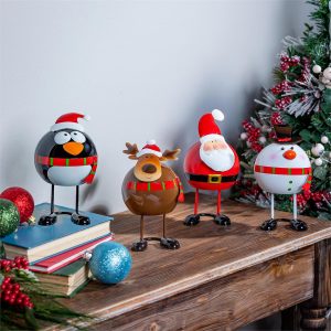 Holiday Wobbling Metal Characters