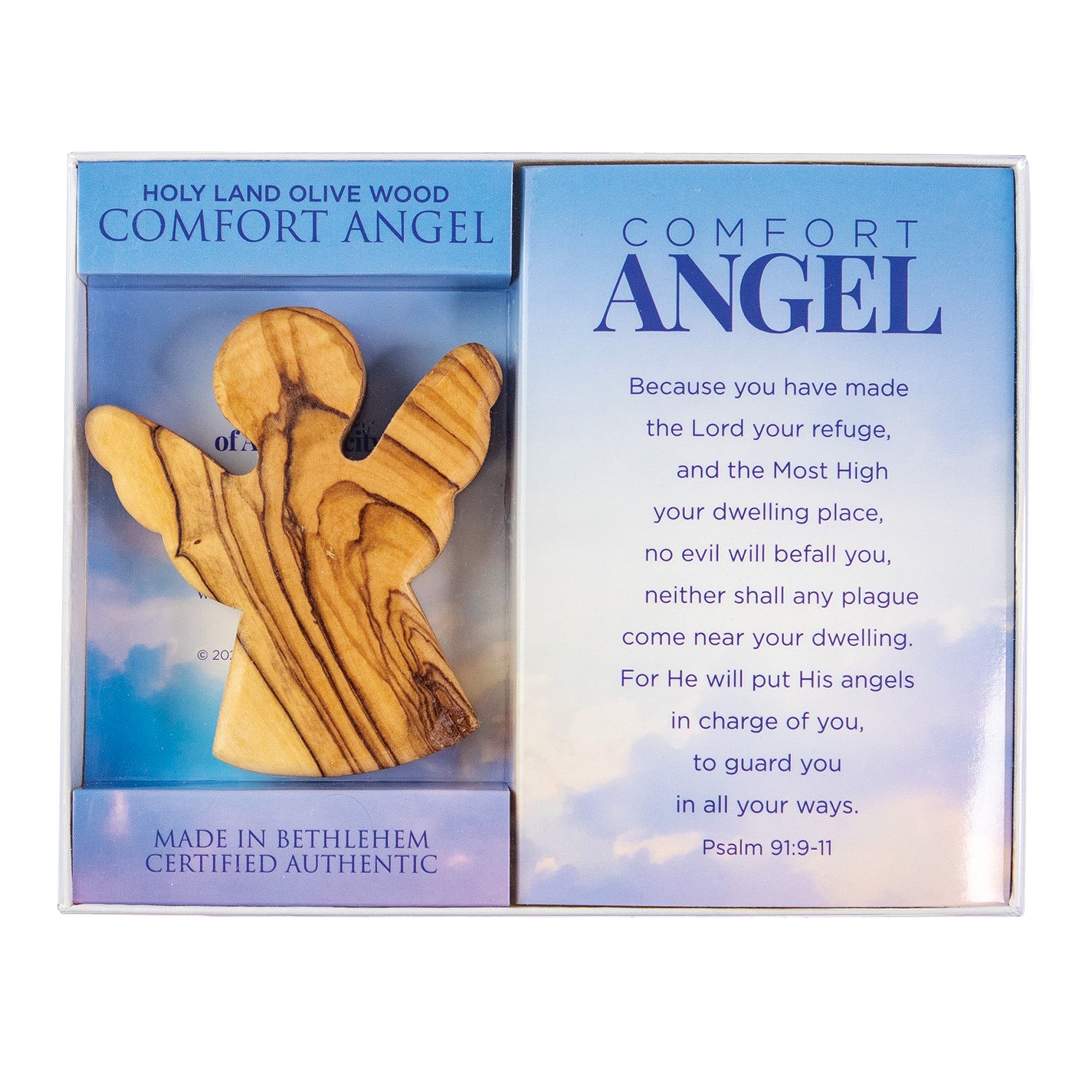 Olive Wood Comfort Angel