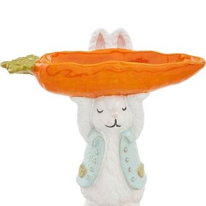Bunny with Carrot Candy Dish