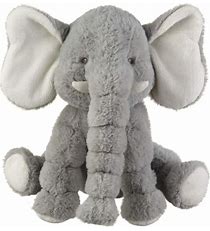 "Jellybean" Grey Plush Elephant 14"