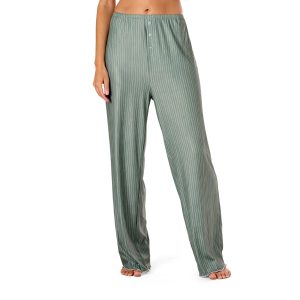 Green Ribbed Pajama Pant