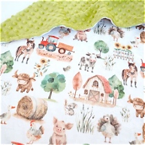 Farm Life Baby Blanket