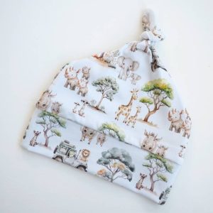 Safari Print Baby Hat