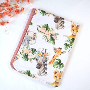 African Animals Baby Blanket