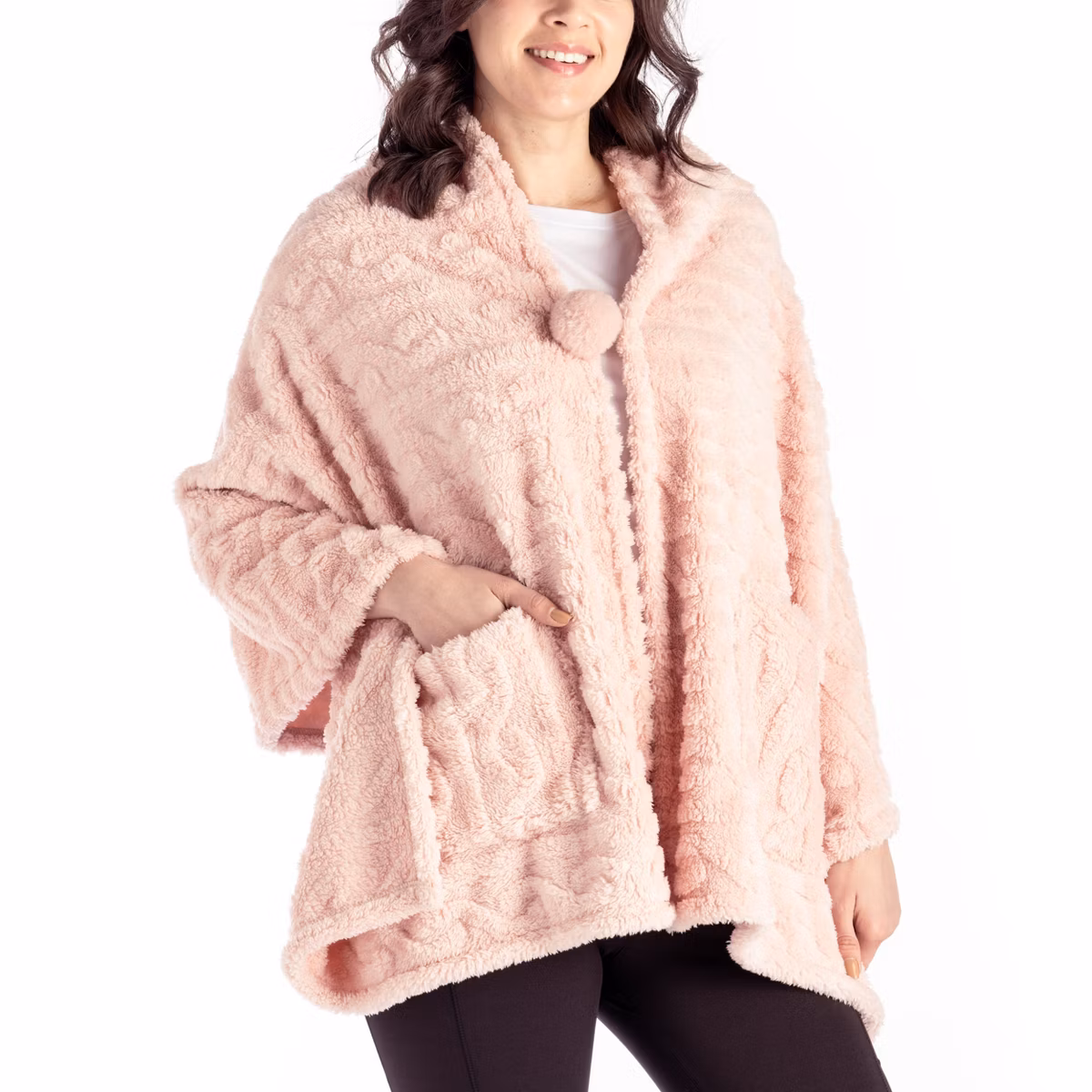 The Coziest Plush Blanket Wrap