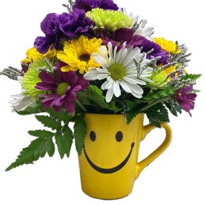 Happy Face Mug Bouquet