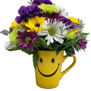Happy Face Mug Bouquet