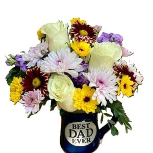 Best Dad Ever Mug Bouquet