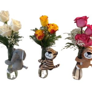 Fresh Flowers - Bud Vase w/ Hugger