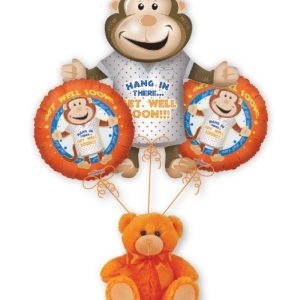 Bouquet Get Well Monkey